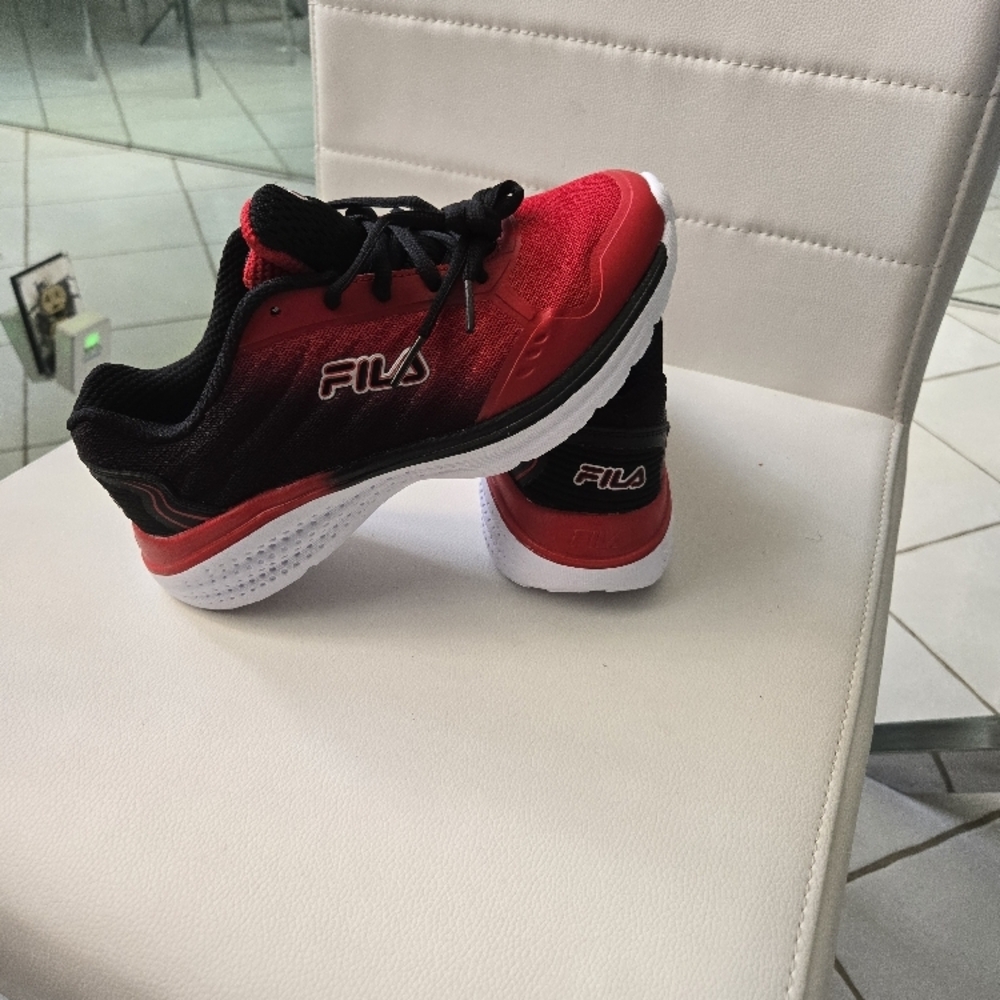 Fila Red and Black Sneakers